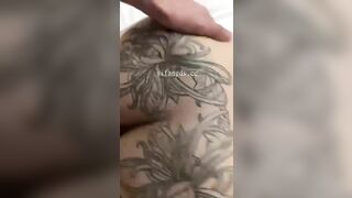 极品反差婊 快手林楠爱健后入打桩纹身精神小妹，纹身妹艹起来感觉十足.