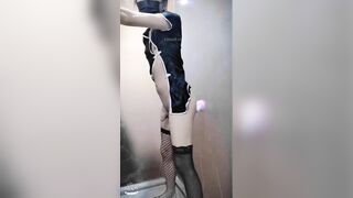 可爱CD紫小辰：手冲的好可爱女孩，你问我腰上挂着的是什么 那是魅魔的储备粮啦！