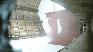 全景廁拍❤️系列蘇州工業園電子廠女工宿舍女廁——升級全景 溝底雙視角偷拍1