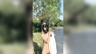 2025新品，天花板露出狂人御姐【cikaimoon】付费⑦，更大胆直接，帮老农干活小卖店勾引老头0