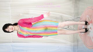 2025最新，纱姬舞团最大尺度，刺青叛逆小姐姐【41姬-萧晴】道具抹油裸舞调教②，多角度4K画质9