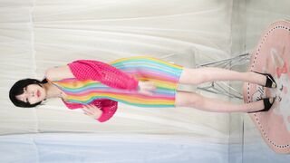 2025最新，纱姬舞团最大尺度，刺青叛逆小姐姐【41姬-萧晴】道具抹油裸舞调教②，多角度4K画质9