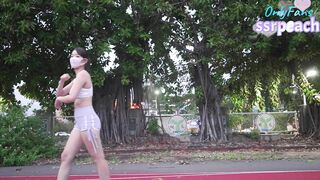 【SSRPeach】台湾清华大学外文系臀后健身教练「Ellie」OF剧情私拍，要来我家吃CLA减脂药？后入私人瑜伽教练蜜桃臀