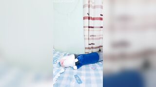 电报付费内容 舞蹈系校花学妹【小涵宝宝】护士制服 丝袜诱惑 抖音风骚舞，道具自慰2