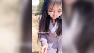 X 著名网红 骚母狗 彤彤乖 镂空逛游戏厅 户外露出07