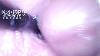 ✨推特淫荡白虎反差福利姬「小狗pro」05年小狗花式调教，拳交淫水狂喷不止，沙发都浇湿透了+阴道科普全方位介绍小狗的美穴12