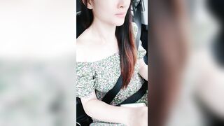 【露出勾引】：超骚女司机【不知天地】勾引乘客口交车震 野战 开房 超级骚，身材巨色，各种勾引乘客车震8