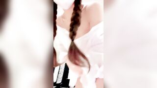 浙江清纯御姐肖玉蓉性欲超强到处约炮 被炮友一直按着头疯狂操嘴，开档黑丝被撕破猛干，简直骚到骨子里