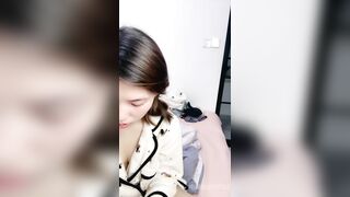 ♦️高颜口爆舌吻【05不吃香菜】黑丝白丝高跟无套后入 大肥臀雪白奶子甩的飞起1