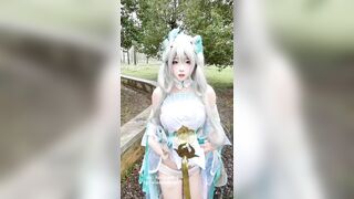 抖音高颜萌妹【兔康康】大尺度定制室内室外自慰尿尿。