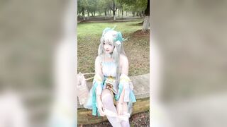 抖音高颜萌妹【兔康康】大尺度定制室内室外自慰尿尿。