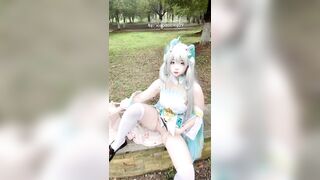 抖音高颜萌妹【兔康康】大尺度定制室内室外自慰尿尿。