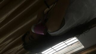 《台湾情侣泄密》大三学妹和男友啪啪被有心人恶意曝光01