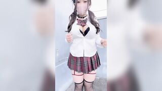 核弹！巨乳学生~20小时~【喵喵酱哦】滴蜡~炮机~丝袜~道具1