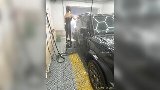 骚逼御姐【BBA】开着捷途旅行者玩户外露出，绿茶脸，奶子圆，卖逼赚钱换奔驰大G0